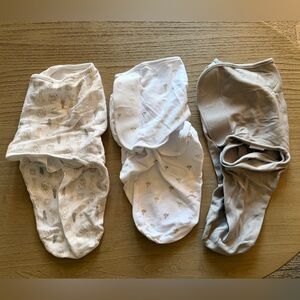 Never Used — aden + anais essentials Baby 100% Cotton Zipless 3pk Swaddle Wraps